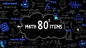 视频素材-Math Formulas Pack 80组物理化学数学公式动画包 (含AE模板工程)