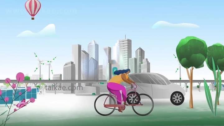 AE模板-Green Energy 生态能源绿色出行动画环保宣传片头