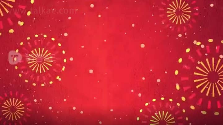 02 红色喜庆新春拜年屏幕背景