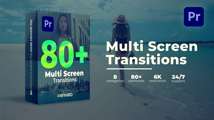 PR模板-Multi Screen Transitions 80多个高质量多屏幕过渡包