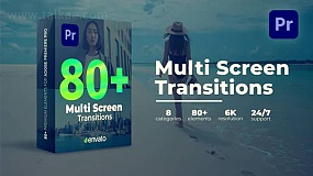 PR模板-Multi Screen Transitions 80多个高质量多屏幕过渡包