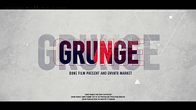 AE模板-Grunge Titles 时尚现代标题开场片头电影宣传预告片