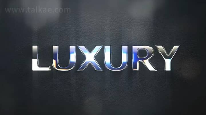 AE模板-Luxurious Logo Reveal 明亮金属质感文字标题LOGO演绎