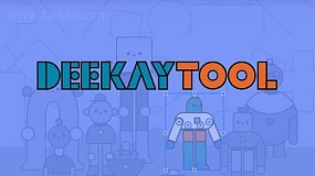 AE脚本-Deekay Tool V1.1.5 Win 二维卡通人物角色骨骼动作绑定MG动画制作+使用教程