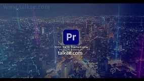 PR模板-Split Transitions 100种画面分割转场过渡预设