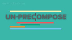 AE插件-Un-PreCompose V1.1.4 Win 解除取消提取预合成