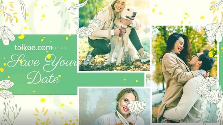 AE模板-Romantic Beautiful Slideshow 清新风电子相册回忆幻灯片浪漫开场白