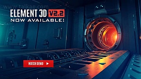 Element 3D v2.2.3.2192 E3D三维模型插件支持多帧渲染