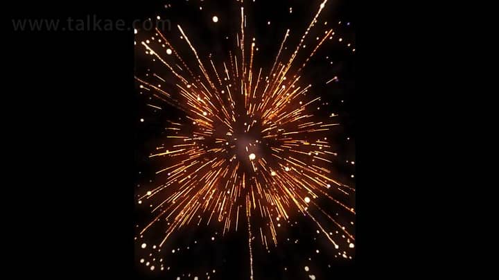 竖屏烟花礼花02