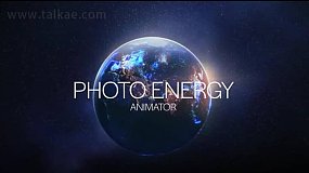 AE模板-Photo Energy Animator 图像特定区域添加能量流动特效动画