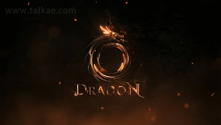 AE模板-Epic Fire Logo Reveal 大气金属质感火焰燃烧LOGO演绎开场片头