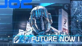 AE模板-Future Now 科技感三维空间HUD幻灯片企业商务宣传片头