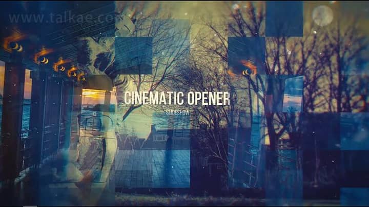 AE模板-Cinematic Opener 时尚宣传介绍视差幻灯片电影预告开场片头