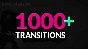 视频素材-Transitions Mega Collection Pack 1000组4K图形遮罩转场过渡