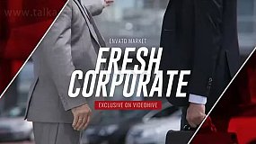 AE模板-Fresh Corporate Promo 复古企业商务幻灯片品牌推广宣传片头