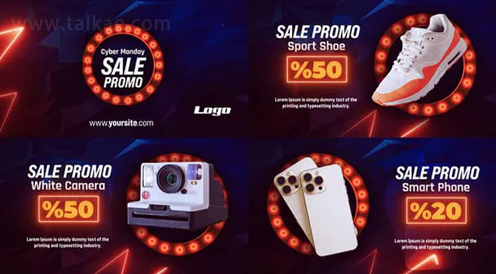 AE模板-Dynamic Sale Promo 时尚产品促销图文展示宣传介绍