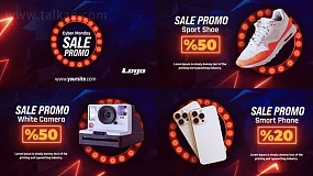 AE模板-Dynamic Sale Promo 时尚产品促销图文展示宣传介绍