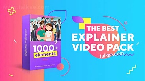 AE扩展-The Best Explainer Pack V1.1 卡通人物解说MG角色动画工具包破解版