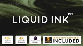 视频素材-Liquid Ink Kit 40组4K水墨溶解运动素材