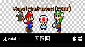 AE/PR插件-Vizual PixelPerfect v1.0.4 Win 复古8bit像素化视觉特效