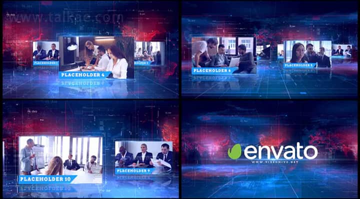 AE模板-Digital Promo 2 企业简介科技信息宣传介绍商务促销开场片头