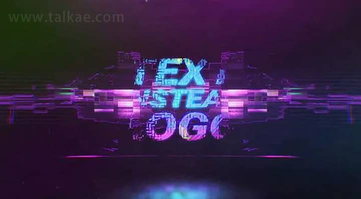 AE模板-Shockwave Glitch Logo 赛博朋克冲击波故障LOGO演绎标题片头