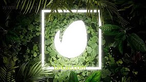 AE模板-Lighting Nature Logo 逼真灯光光影特效LOGO演绎