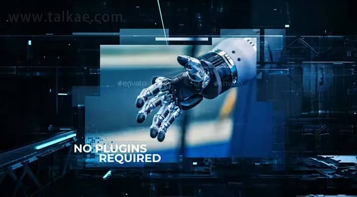 AE模板-Future Technology Business 科技感企业商务幻灯片图文展示宣传片头