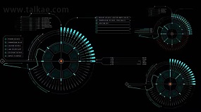 AE模板-HUD Info Gadgets 01 科技信息系统游戏军事HUD屏幕界面元素