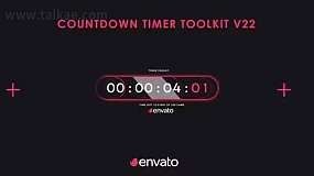 AE模板-Countdown Timer Toolkit 数字计时器日历时间加载工具包