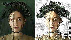 PS插件-Mixed Media FX Photoshop Add-On 艺术效果图层混合特效插件