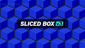 AE脚本-Sliced Box v3.31 Win 三维方块盒子动画生成工具