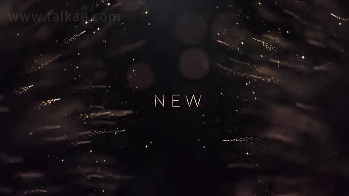 AE模板-Lux Titles 时尚精美金色粒子背景文字标题颁奖典礼开场片头