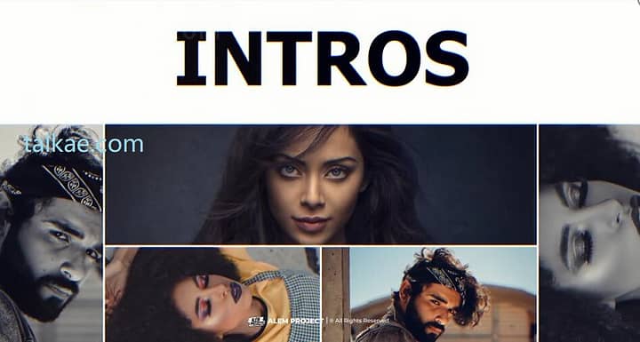 AE模板-Multiscreen Intro 时尚动感多屏布局图文排版宣传介绍开场白