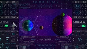 AE模板-HUD PRO GPRS 科技数据技术星球跟踪HUD屏幕界面