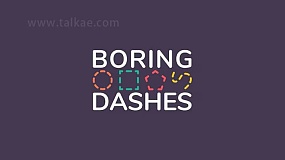 AE脚本-BoringDashes v1.0 快速创建虚线路径描边线条动画