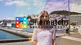 PR插件-CineMatch v1.24a CE Win 摄影机色彩空间匹配调色插件