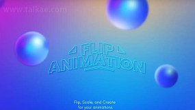 AE扩展-Flip Animation V1.0 Win 图层翻转镜像对称动画+使用教程
