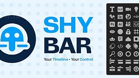AE脚本-Shy Bar v1.0 时间线图层动画快捷高效操作辅助工具
