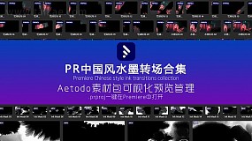 AT素材包049-PR中国风水墨转场预设