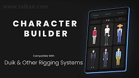 AE扩展-Character Builder v1.2.5 二维卡通人物角色绑定动画生成器+使用教程