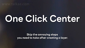 AE脚本-One Click Center v1.1 一键图层居中中心点对齐居中工具