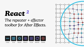 AE脚本-React v2.0.1 图层复制克隆排序随机衰减动画效果+使用教程