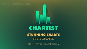 AE脚本-条形折线图信息数据图表生成制作 Chartist v1.1+使用教程