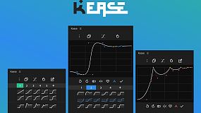 AE扩展-Kease v2.1.4 关键帧缓入缓出曲线调节控制工具