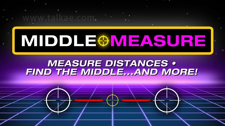 AE脚本-Middle Measure v1.0 测量中心点距离联动动画生成器