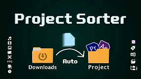 AE/PR脚本-Project Sorter 1.7.3 项目媒体素材智能管理分类排序工具