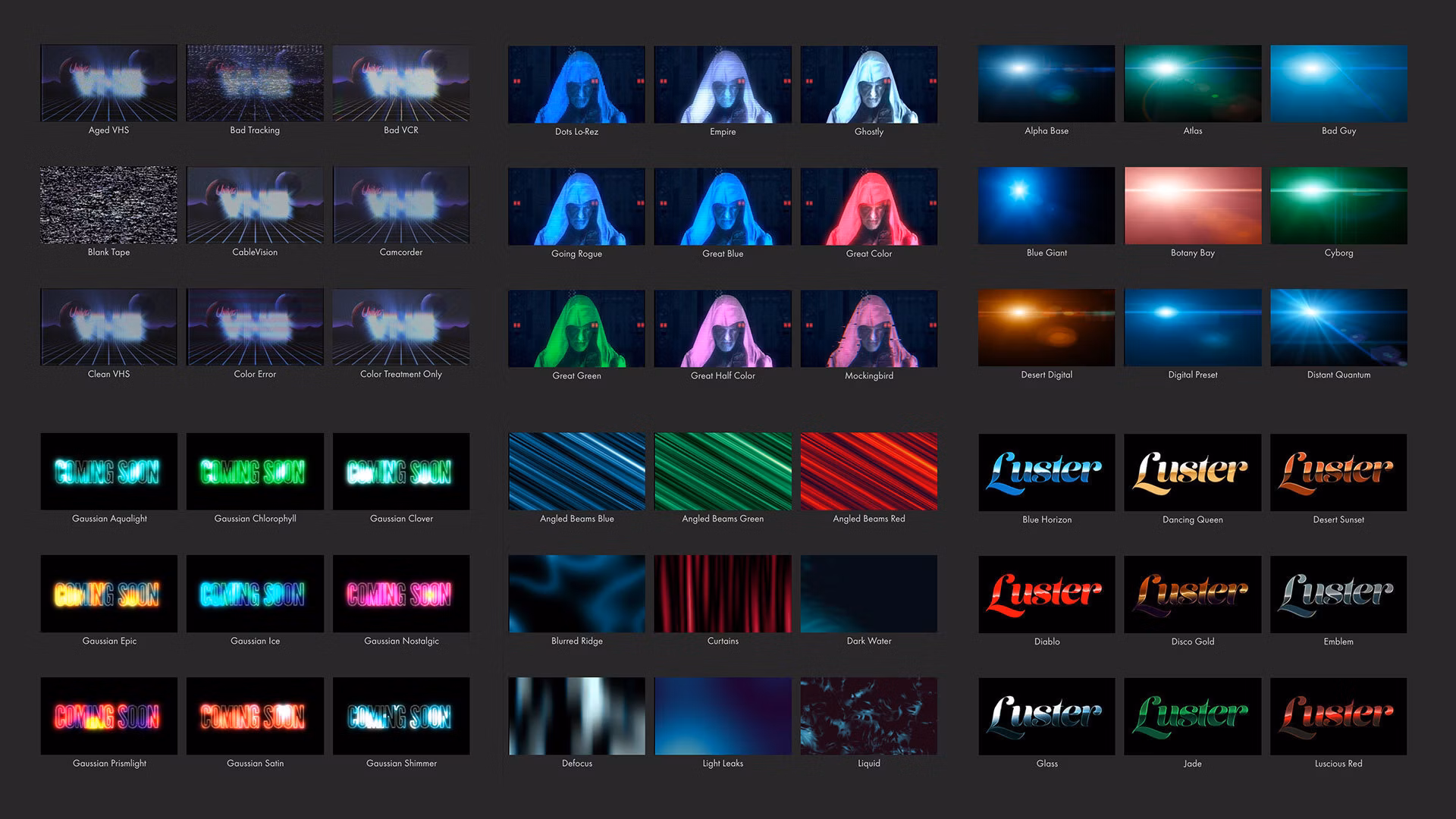 AE/PR插件-Red Giant Universe 2026.0 Win 红巨星视觉特效和转场预设库插件