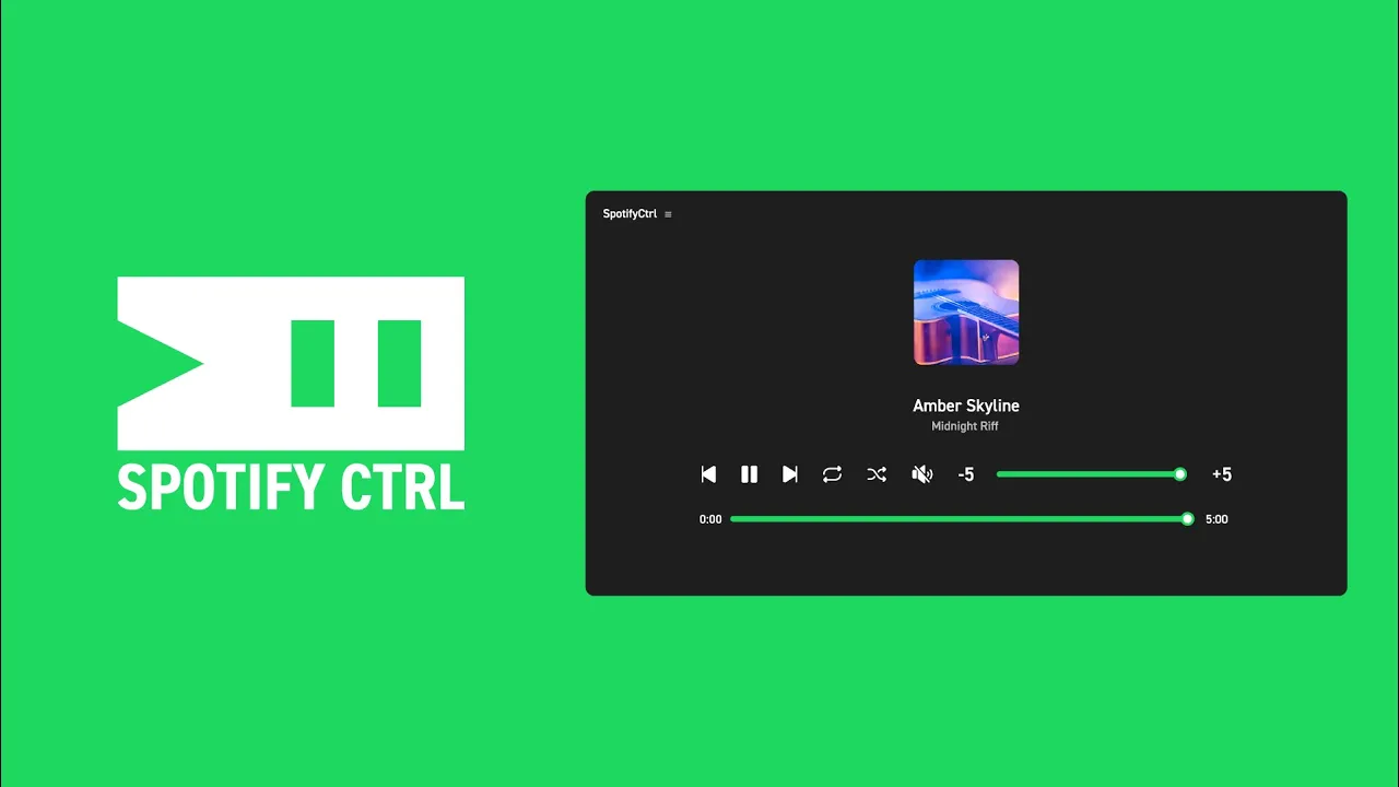AE腳本-SpotifyCtrl v1.0.0 直接在AE軟件中操控Spotify脚本 含使用教程