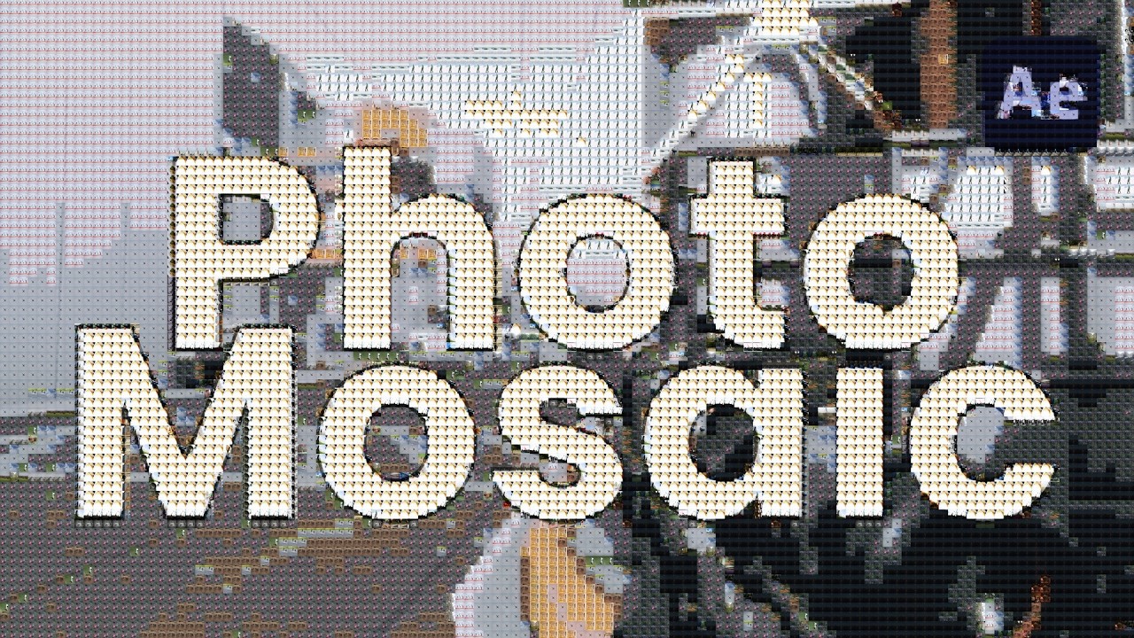 AE/PR插件-马赛克图像视觉特效 Photo Mosaic v1.0.0 Win 含使用教程